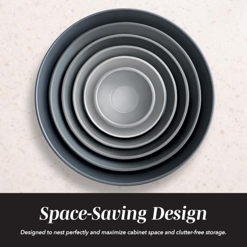 Mixing Bowls with Lids (Grey Rhombus)