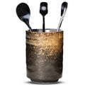 Ceramic Spoon Holder for Coffee Bar (Sunset Yellow)