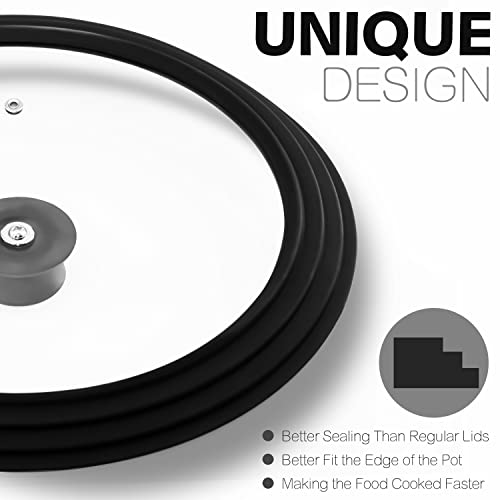 Silicone Universal Lid for Pots (6" x 7" x 8")