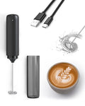 Rechargeable Milk Frother USB (black-3)