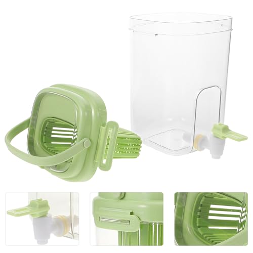 Drink Dispenser for Fridge with Filter Screen (Green)