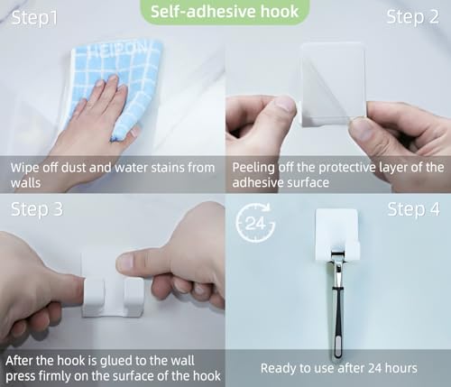 Razor Holder for Shower (White)