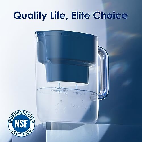 PT 07C Water Filter Pitcher (Classic blue / Classic-Hands Free Design)