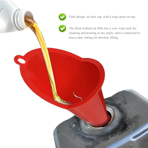 Oil Funnel Multi (Red, 1 PCS)