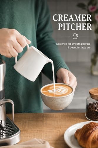 9 OZ Creamer Pitcher Ceramic (Modern / 9 Ounces)