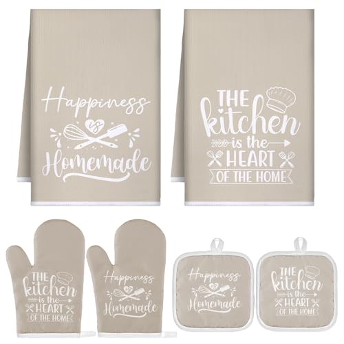 6 Pcs Kitchen Decor Accessories Set (Beige / Kitchen)