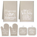 6 Pcs Kitchen Decor Accessories Set (Beige / Kitchen)