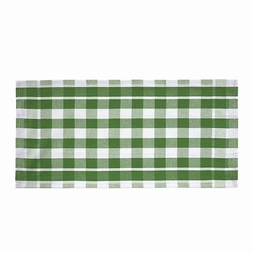 100% Cotton Kitchen Dish Cloths (13"x28" - 4 Pack / 01: Olive)