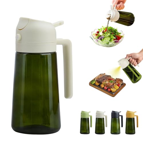 16 Oz 470 Ml Oil Dispenser For Kitchen Spray (white-1)