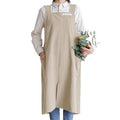 Cotton Aprons for Women and Men (Oatmeal)