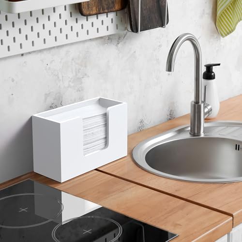 Paper Towel Dispenser Countertop (11.02" x 4.65" x 6.57" / 1 Pack-white)
