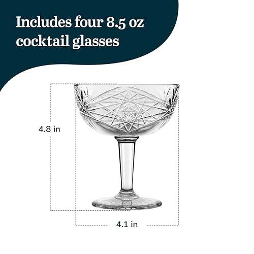 Hobstar Champagne Coupes (Hobstar 4)