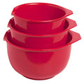 Mixing Bowls with Pour Spout (3 count / 3pc Red)