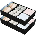 Drawer Organizers (Black / 8 Pack)
