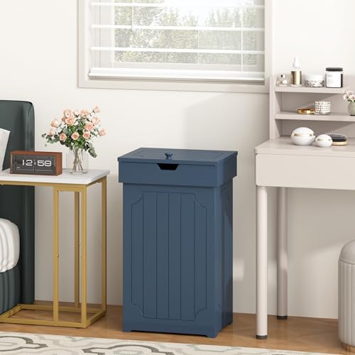 Trash Can Cabinet (Blue)
