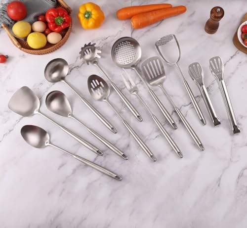 18 10 Stainless Steel Kitchen Utensils Set (12-Pieces)