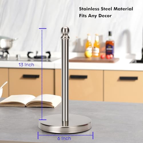 Paper Towel Holder Countertop (Brushed Nickel)