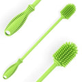 Silicone Bottle Brush with Long Handle (Green)