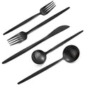 Matte Black Silverware Set (Matte Black)
