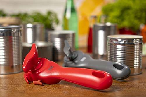 Auto Safety LidLifter Can Opener with Ring (Red / Can Opener)