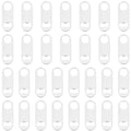 30 Pcs Flat Bottle Opener 3.5 x 1.18 inches Stainless Steel Beer bottle Openers Heavy Duty Bar Blade Solid Bottle Cap Opener Funny Bartender Bottle Opener for Kitchen Party Supplies (3.5 x 1.18 inches / Silver)