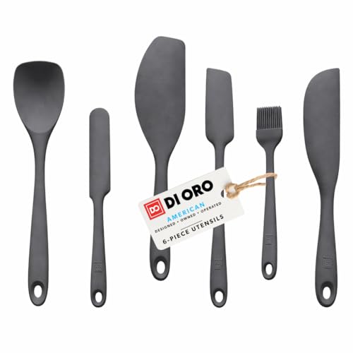 DI ORO Silicone Spatula Set (Smoke)