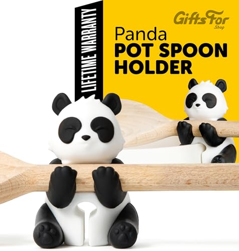 Itera Panda Silicone Cat Spoon Rest Kitchen Gadget Utensil Holder (Panda)