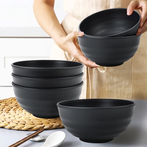 60oz Wheat Straw Bowls (Black / 60 Oz)