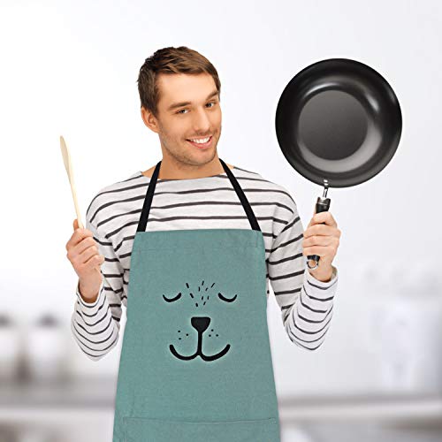 2 Pack Cute Parent and Child Apron (Green)