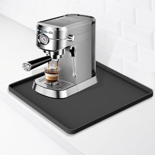 Silicone Coffee Mat 16"x16" (Black)