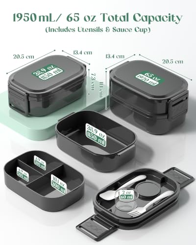 Bento Lunch Box (Black)