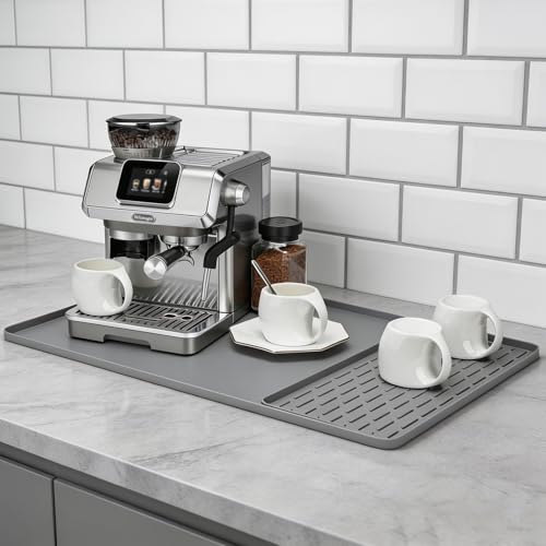 Silicone Coffee Mat 24" x 16" (Gray / 24" x 16")
