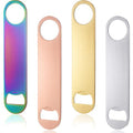 4 Pcs Heavy Duty Stainless Steel Flat Bottle Opener Bartender 7 Inch