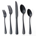 Matte Black Silverware Set for 4 (Matte Black)