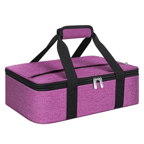 Insulated Casserole Carrier (16x10x4 in / Rose Purple)