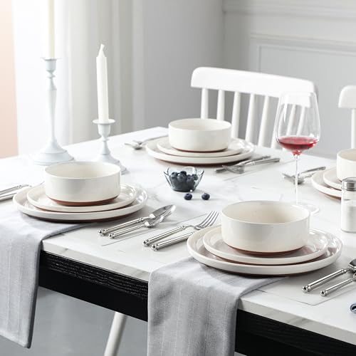 Plates and Bowls Sets (18 Pcs (Service for 6) / White)