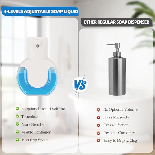 Automatic Liquid Soap Dispenser Touchless (White 01 / Liquid)