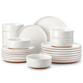 Plates and Bowls Sets (24 Pcs (Service for 8) / White)