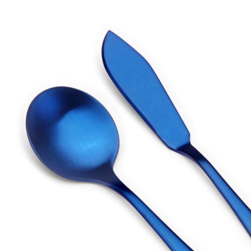 Matte Blue Serving Set (Blue / 5-Piece)