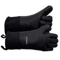 BBQ Gloves Heat Resistant (Black / Large)