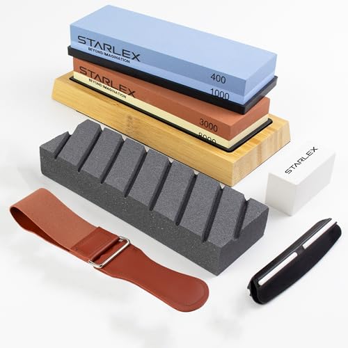 7 Piece Knife Sharpening Stone Set