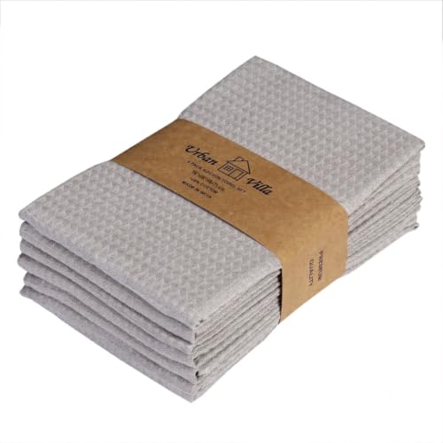 Kitchen Towels Cotton Dish Towels 20”x30” (18" x 28" (Set of 6) / 063 Smoke)