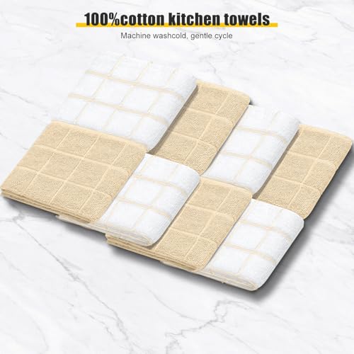 Oven Mitts Pot Holders Sets (Beige)
