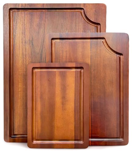 Wood Cutting Board (15"L x 10"W / Brown)