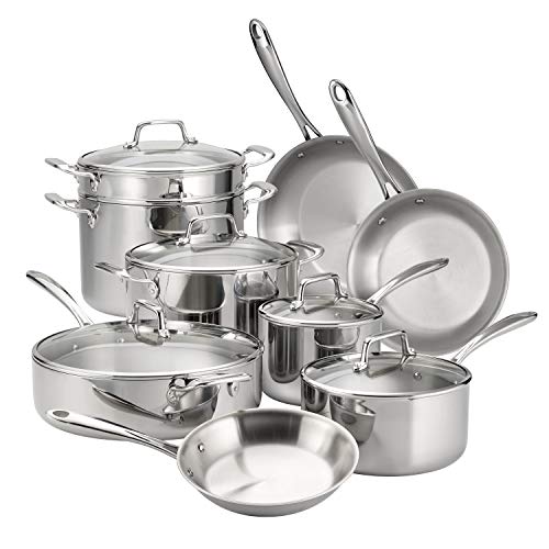 Boston Tri Ply Clad Stainless Steel 14 (Cookware Set / 14-Piece)