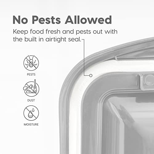Dog Food Storage Container (10 lbs / Gray)