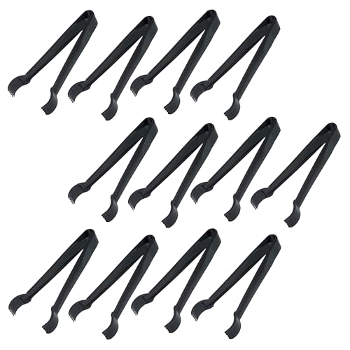 480603 Carly Salad Tong (6" Pom Tong / 12 Pack / Black)