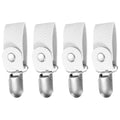 4 Pcs Towel Ring Holder with Clip (White)