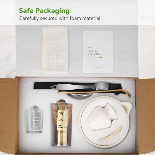 Matcha Whisk Set (10-PC Ivory-White)