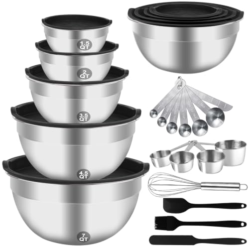 Mixing Bowls Set (Black Bowls Set)